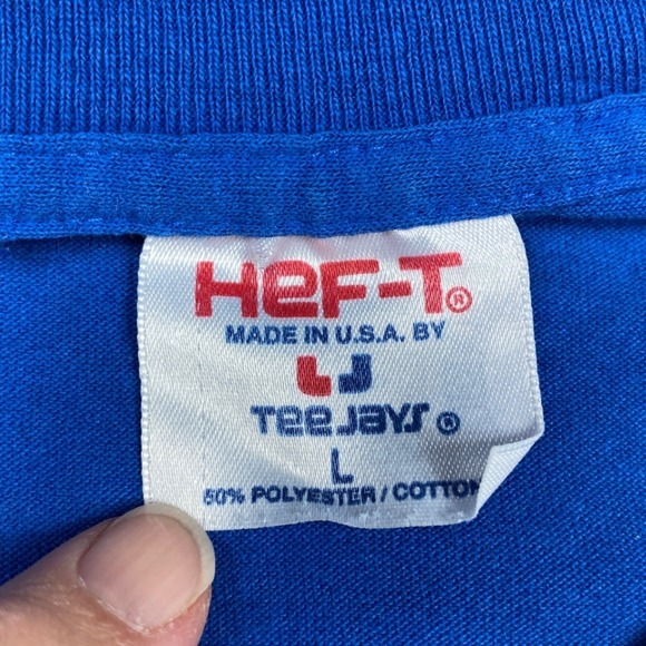 Vintage Hef-T Baton Rouge Louisiana Hot Air Ballooning T Shirt Tee Mens Graphic - Picture 3 of 10